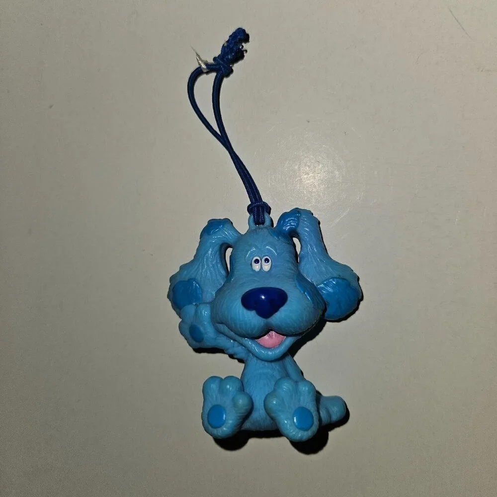 4 Blues Clues Figures Toy Lot Dog Blue Magenta Salt & Pepper Cake Topper